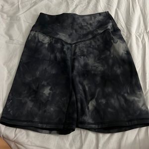 Tie-Dye Workout Shorts